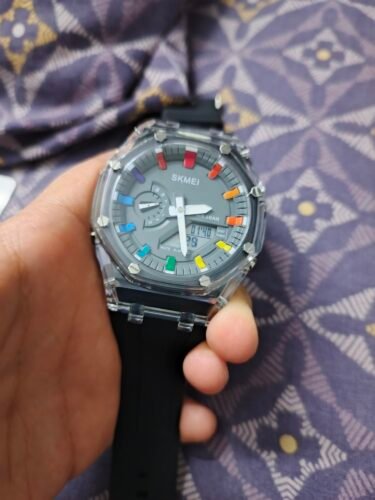 Skmei - 2100 - World Time 50m Waterproof - Black/Grey photo review