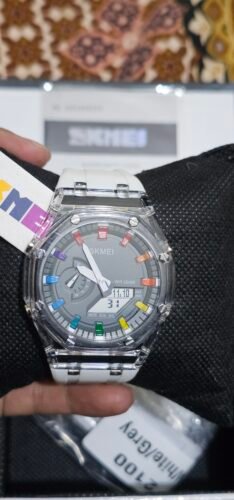 Skmei - 2100 - World Time 50m Waterproof - White/Grey photo review