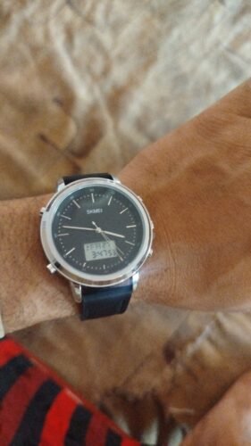 Skmei - 1652 (Strap) - Multifunctional Waterproof - Silver/White-Leather photo review