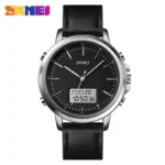 Skmei - 1652 (Strap) - Multifunctional Waterproof - Silver/White-Leather - Image 2