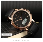 Skmei - 1652 (Strap) - Multifunctional Waterproof - RoseGold/White-Leather - Image 2