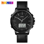Skmei - 1652 (Strap) - Multifunctional Waterproof - Black/White-Leather - Image 6