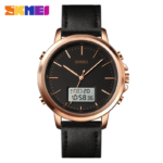 Skmei - 1652 (Strap) - Multifunctional Waterproof - RoseGold/White-Leather - Image 4