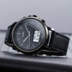 Skmei - 1652 (Strap) - Multifunctional Waterproof - Black/White-Leather