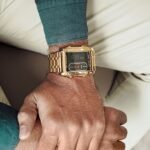 Skmei - 1868 (Chain) - Digital LED Luminous Waterproof - Golden-Steel - Image 2