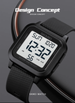 Skmei - 1894 - Digital Watch Waterproof - Black/white - Image 2