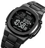 SKMEI - 2036 - Qibla Azan Time Reminder Prayer Watch - Black/black - Image 3