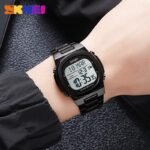 SKMEI - 2036 - Qibla Azan Time Reminder Prayer Watch - Black/white - Image 4