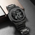 SKMEI - 2036 - Qibla Azan Time Reminder Prayer Watch - Black/black - Image 2