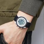Skmei - 2045- Digital Multifunctional Luminous Waterproof - LightGrey - Image 3
