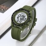 Skmei - 2045- Digital Multifunctional Luminous Waterproof - Army/Green - Image 2