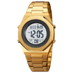 Skmei - 2066 - Digital Sports Waterproof Hand Multifunctional - Golden/White