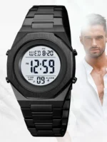 Skmei - 2066 - Digital Sports Waterproof Hand Multifunctional - Black - Image 4