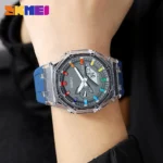 Skmei - 2100 - World Time 50m Waterproof - Blue - Image 5