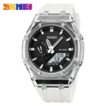 Skmei - 2100 - World Time 50m Waterproof - White/Black - Image 6