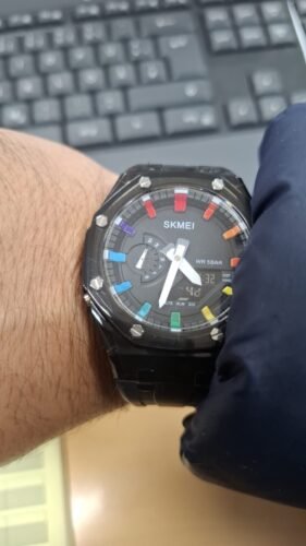 Skmei - 2100 - World Time 50m Waterproof - Black/Black photo review