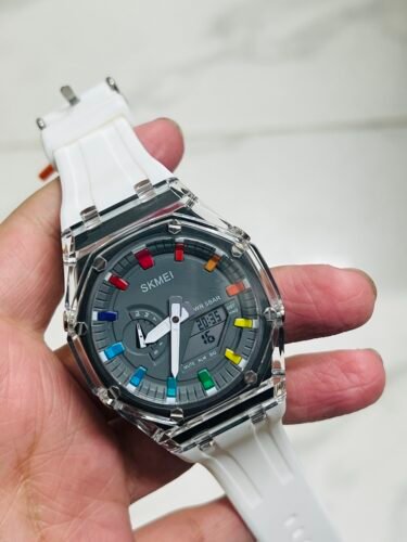 Skmei - 2100 - World Time 50m Waterproof - White/Grey photo review
