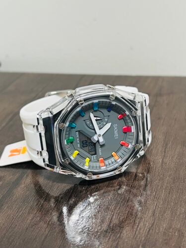 Skmei - 2100 - World Time 50m Waterproof - White/Grey photo review