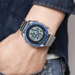 Skmei - 2145 - Smart Digital Features Watch - Silver/Blue - Image 3