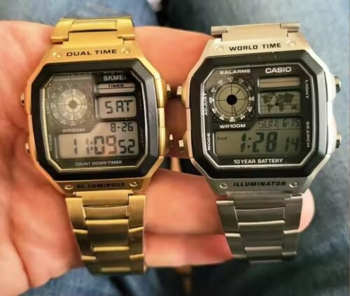 Skmei - 1335 - Digital Sports Countdown Waterproof Watch - Silver photo review