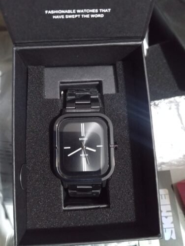 SKMEI - 2275 - 30m Waterproof Watch For Men - Black/Silver photo review