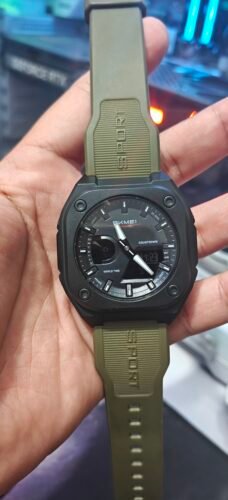 Skmei - 2328 - World Master Dual Display Watch - Army/Green photo review
