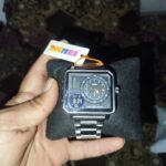 SKMEI - 2025 - LED Backlight Large Screen Multi-Time Zone Waterproof Watch - Silver photo review
