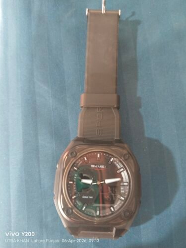 Skmei - 2328 - World Master Dual Display Watch - Black/Transparent photo review