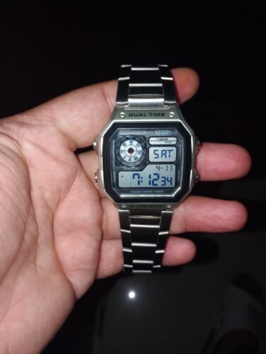 Skmei - 1335 - Digital Sports Countdown Waterproof Watch - Silver photo review
