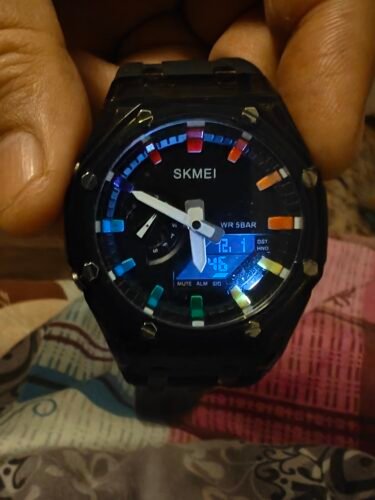 Skmei - 2100 - World Time 50m Waterproof - Black/White photo review