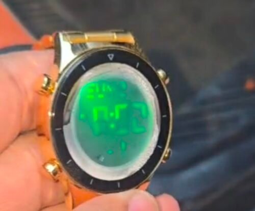 Skmei - 2353 - Digital World Electronic Watch - Gold photo review