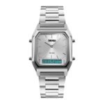 Skmei - 1220 - Dual Time Sports Watch - Silver