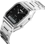 Skmei - 1220 - Dual Time Sports Watch - Silver/Black - Image 2