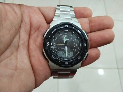 Skmei - 1370 - Navitech Dual Display Watch - Silver photo review