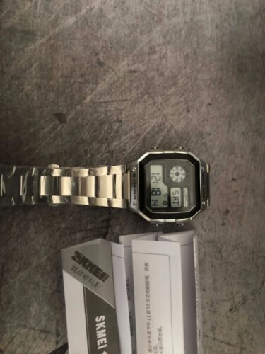Skmei - 1335 - Digital Sports Countdown Waterproof Watch - Silver photo review