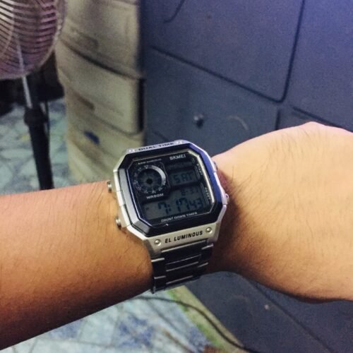 Skmei - 1335 - Digital Sports Countdown Waterproof Watch - Silver photo review