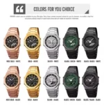 Skmei - 1816 - Dual Display luminous waterproofs 50+ timezone - Black/Green-White - Image 4