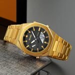 Skmei - 1816 - Dual Display luminous waterproofs 50+ timezone - Golden/White - Image 3