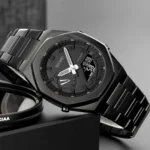 Skmei - 1816 - Dual Display luminous waterproofs 50+ timezone - Black/Black-White - Image 4