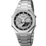 Skmei - 1816 - Dual Display luminous waterproofs 50+ timezone - Silver/Black - Image 3