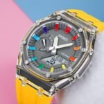 Skmei - 2100 - World Time 50m Waterproof - Yellow - Image 2