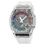 Skmei - 2100 - World Time 50m Waterproof - White/Grey - Image 8