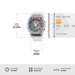 Skmei - 2100 - World Time 50m Waterproof - White/Grey - Image 4