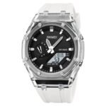 Skmei - 2100 - World Time 50m Waterproof - White/Black