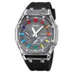 Skmei - 2100 - World Time 50m Waterproof - Black/Grey