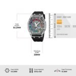 Skmei - 2100 - World Time 50m Waterproof - Black/Grey - Image 5