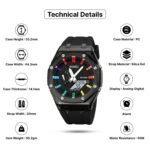 Skmei - 2100 - World Time 50m Waterproof - Black/White - Image 4