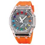 Skmei - 2100 - World Time 50m Waterproof - Orange