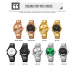 Skmei - 2120 - Electronic Luminous 30m Waterproof - Silver/Black - Image 7