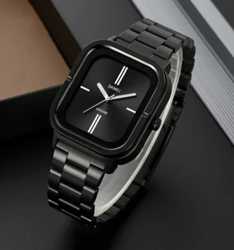 SKMEI - 2275 - 30m Waterproof Watch For Men - Black/Silver photo review